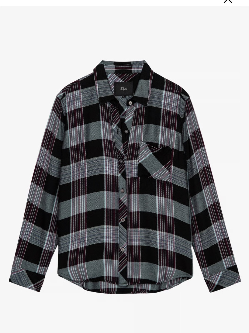 🔥 RAILS Straight checked shirt - Multicolored – HUNTER medium - Picture 4 of 7